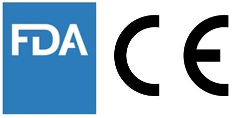 로고 출처: FDA 홈페이지와 CE 홈페이지 